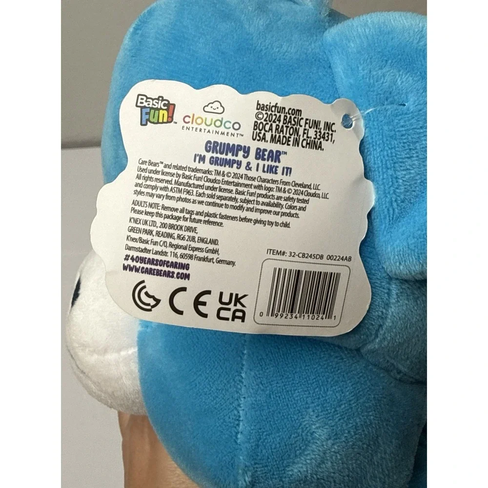 Care Bears GRUMPY BEAR Plush Stuffed Animal Toy 12